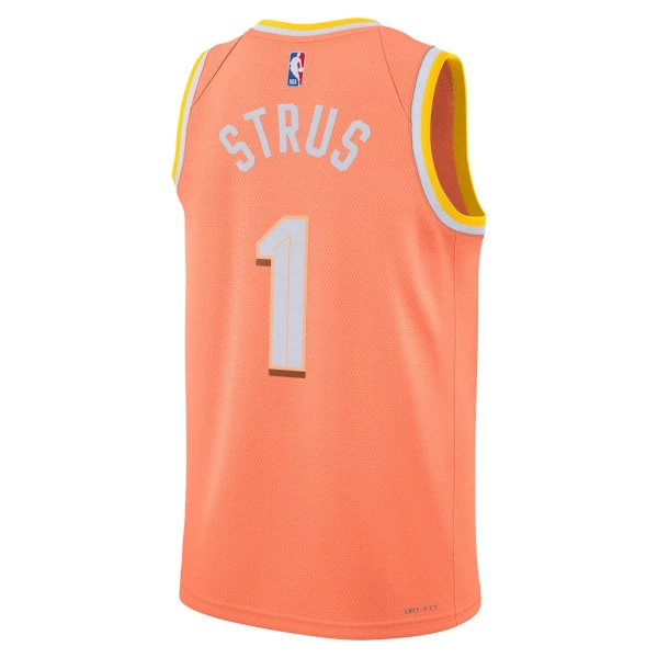 Nike Cleveland Cavaliers Max Strus Trikot City Edition 25/26 Swingman Orange Für Herren