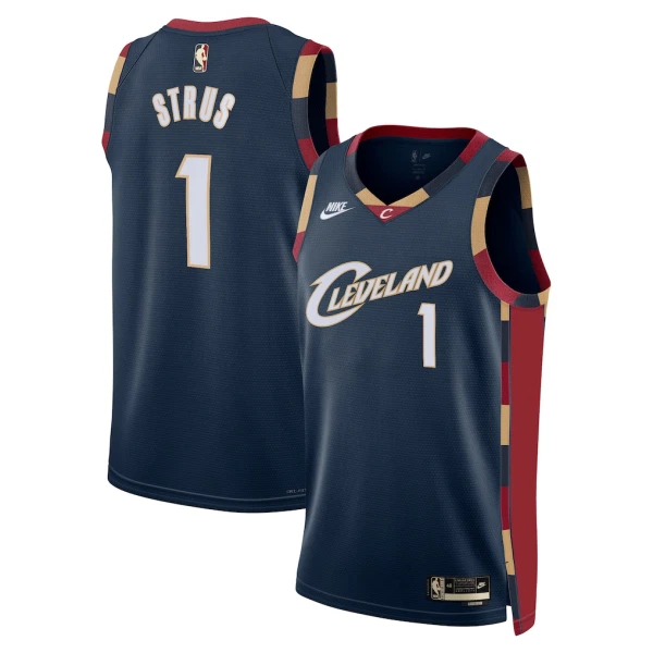 Nike Cleveland Cavaliers Max Strus Trikot Classic Edition 25/26 Swingman Navy Für Herren