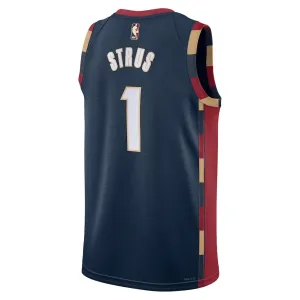 Nike Cleveland Cavaliers Max Strus Trikot Classic Edition 25/26 Swingman Navy Für Herren