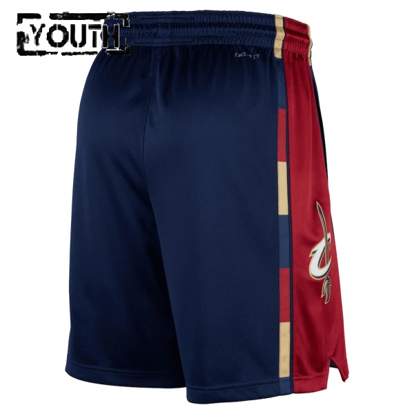 Nike Cleveland Cavaliers Shorts Classic Edition 25/26 Swingman Für Kinder
