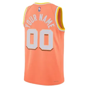 Nike Cleveland Cavaliers Trikot Personalisiert City Edition 25/26 Swingman Orange Für Herren