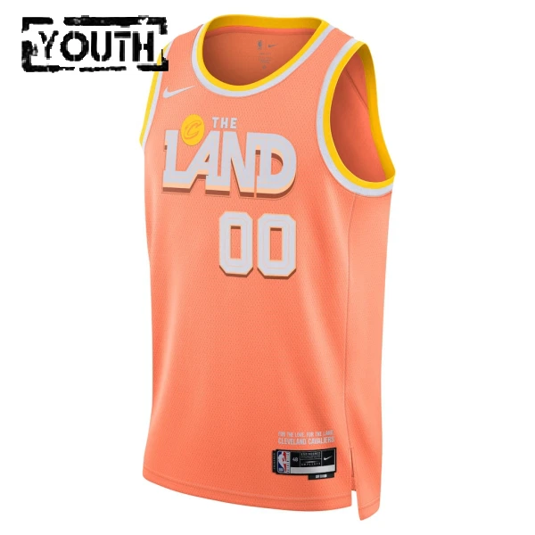 Nike Cleveland Cavaliers Trikot Personalisiert City Edition 25/26 Swingman Orange Für Kinder