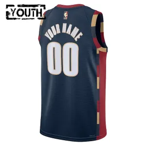 Nike Cleveland Cavaliers Trikot Personalisiert Classic Edition 25/26 Swingman Navy Für Kinder