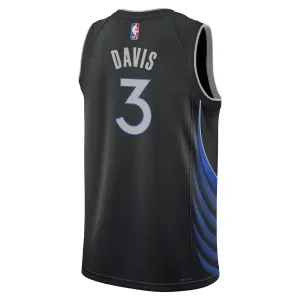 Nike Dallas Mavericks Anthony Davis Trikot City Edition 25/26 Swingman Schwarz Für Herren
