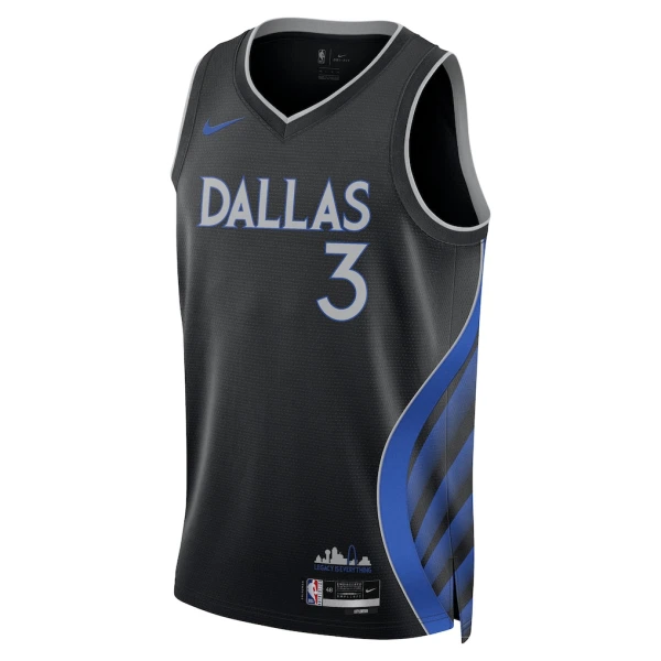 Nike Dallas Mavericks Anthony Davis Trikot City Edition 25/26 Swingman Schwarz Für Herren