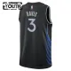 Nike Dallas Mavericks Anthony Davis Trikot City Edition 25/26 Swingman Schwarz Für Kinder