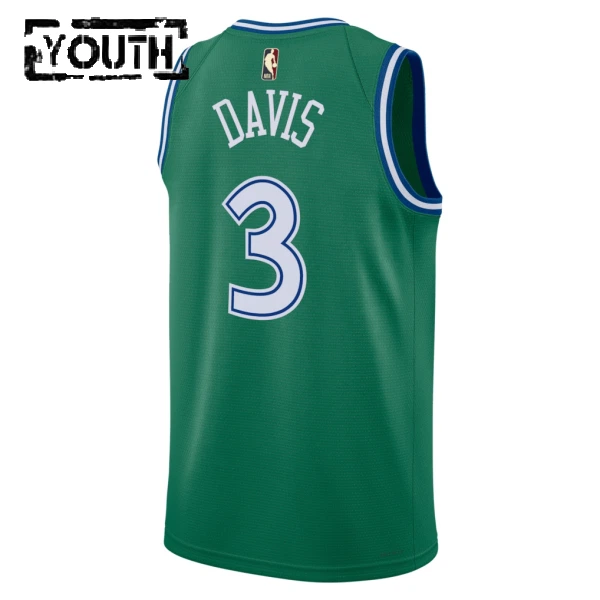 Nike Dallas Mavericks Anthony Davis Trikot Classic Edition 25/26 Swingman Grün Für Kinder