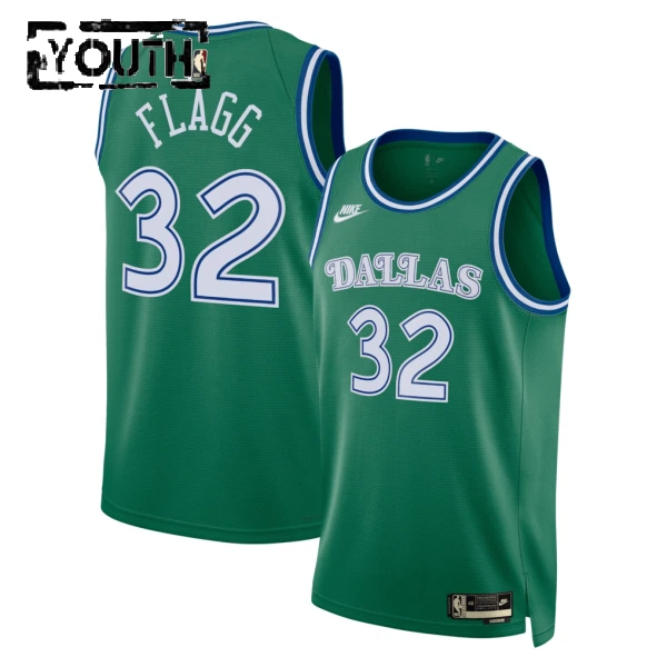 Nike Dallas Mavericks Cooper Flagg Trikot Classic Edition 25/26 Swingman Grün Für Kinder