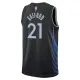Nike Dallas Mavericks Daniel Gafford Trikot City Edition 25/26 Swingman Schwarz Für Herren