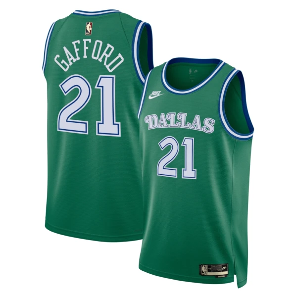 Nike Dallas Mavericks Daniel Gafford Trikot Classic Edition 25/26 Swingman Grün Für Herren