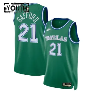 Nike Dallas Mavericks Daniel Gafford Trikot Classic Edition 25/26 Swingman Grün Für Kinder