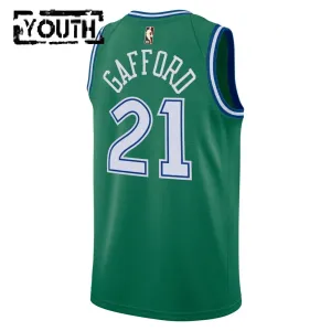 Nike Dallas Mavericks Daniel Gafford Trikot Classic Edition 25/26 Swingman Grün Für Kinder