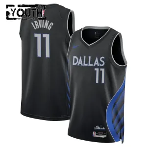 Nike Dallas Mavericks Kyrie Irving Trikot City Edition 25/26 Swingman Schwarz Für Kinder