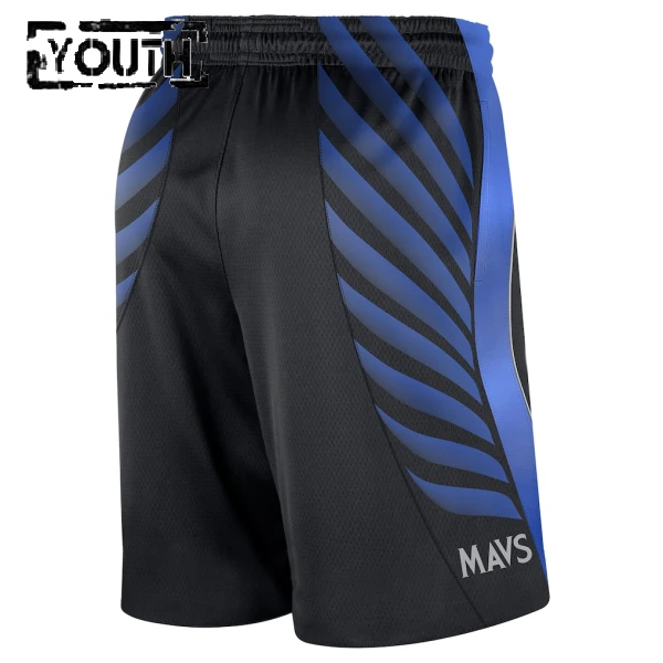 Nike Dallas Mavericks Shorts City Edition 25/26 Swingman Für Kinder