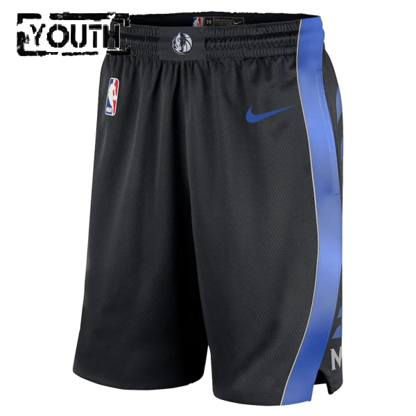 Nike Dallas Mavericks Shorts City Edition 25/26 Swingman Für Kinder