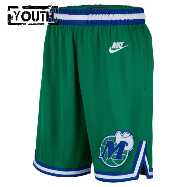 Nike Dallas Mavericks Shorts Classic Edition 25/26 Swingman Für Kinder
