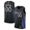 Nike Dallas Mavericks Trikot Personalisiert City Edition 25/26 Swingman Schwarz Für Herren