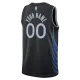 Nike Dallas Mavericks Trikot Personalisiert City Edition 25/26 Swingman Schwarz Für Herren