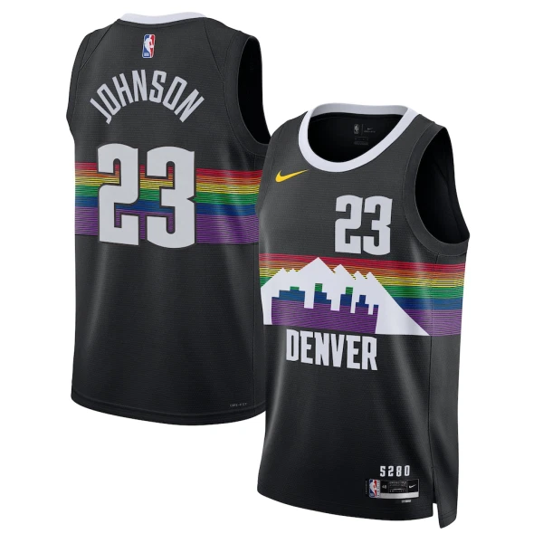 Nike Denver Nuggets Cameron Johnson Trikot City Edition 25/26 Swingman Schwarz Für Herren Nike Denver Nuggets Cameron Johnson Trikot City Edition 25/26 Swingman Schwarz Für Herren