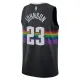 Nike Denver Nuggets Cameron Johnson Trikot City Edition 25/26 Swingman Schwarz Für Herren