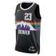 Nike Denver Nuggets Cameron Johnson Trikot City Edition 25/26 Swingman Schwarz Für Herren