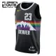 Nike Denver Nuggets Cameron Johnson Trikot City Edition 25/26 Swingman Schwarz Für Kinder