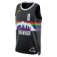 Nike Denver Nuggets Christian Braun Trikot City Edition 25/26 Swingman Schwarz Für Herren