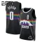 Nike Denver Nuggets Christian Braun Trikot City Edition 25/26 Swingman Schwarz Für Kinder
