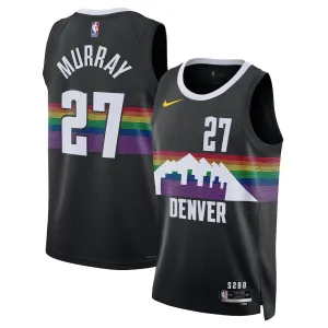Nike Denver Nuggets Jamal Murray Trikot City Edition 25/26 Swingman Schwarz Für Herren