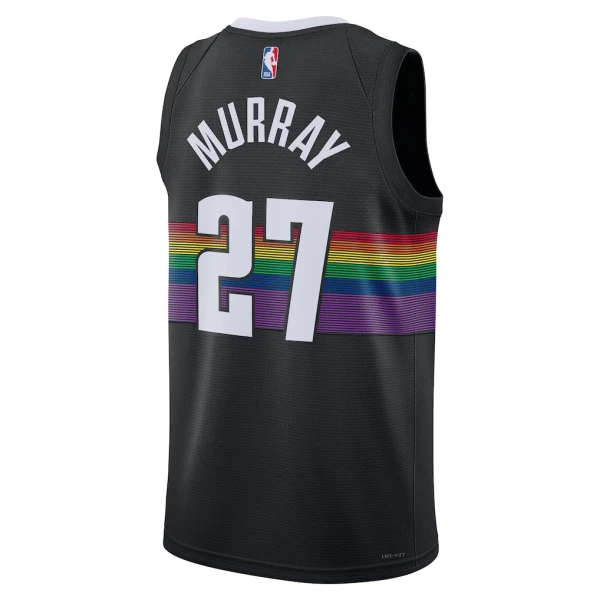 Nike Denver Nuggets Jamal Murray Trikot City Edition 25/26 Swingman Schwarz Für Herren