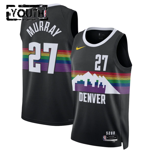 Nike Denver Nuggets Jamal Murray Trikot City Edition 25/26 Swingman Schwarz Für Kinder Nike Denver Nuggets Jamal Murray Trikot City Edition 25/26 Swingman Schwarz Für Kinder