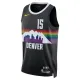 Nike Denver Nuggets Nikola Jokic Trikot City Edition 25/26 Swingman Schwarz Für Herren