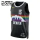 Nike Denver Nuggets Nikola Jokic Trikot City Edition 25/26 Swingman Schwarz Für Kinder