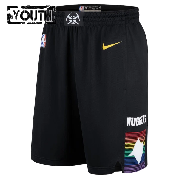 Nike Denver Nuggets Shorts City Edition 25/26 Swingman Für Kinder