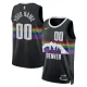 Nike Denver Nuggets Trikot Personalisiert City Edition 25/26 Swingman Schwarz Für Herren