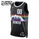 Nike Denver Nuggets Trikot Personalisiert City Edition 25/26 Swingman Schwarz Für Kinder