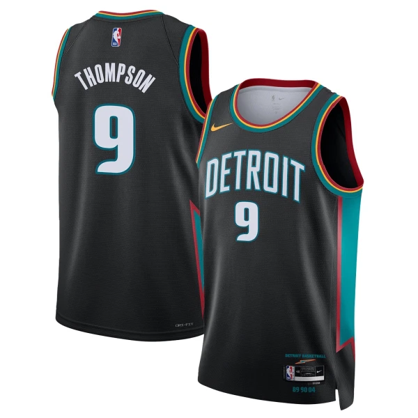 Nike Detroit Pistons Ausar Thompson Trikot City Edition 25/26 Swingman Schwarz Für Herren Nike Detroit Pistons Ausar Thompson Trikot City Edition 25/26 Swingman Schwarz Für Herren