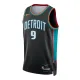 Nike Detroit Pistons Ausar Thompson Trikot City Edition 25/26 Swingman Schwarz Für Herren