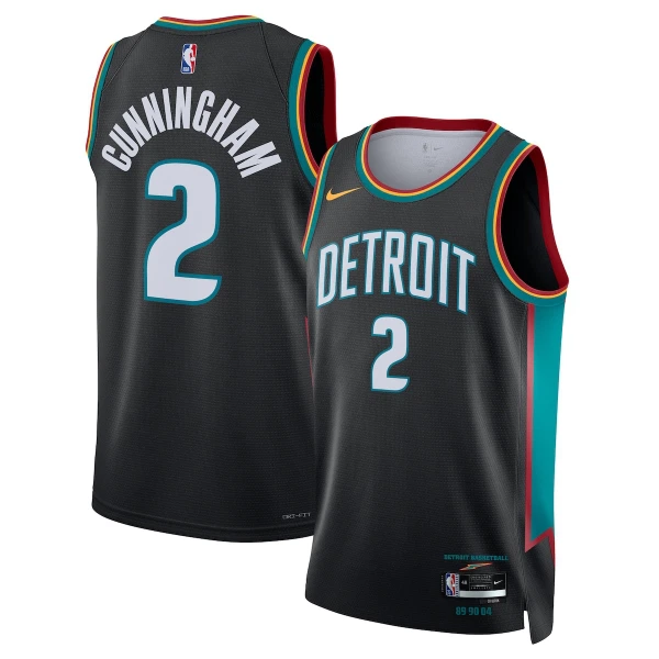 Nike Detroit Pistons Cade Cunningham Trikot City Edition 25/26 Swingman Schwarz Für Herren Nike Detroit Pistons Cade Cunningham Trikot City Edition 25/26 Swingman Schwarz Für Herren