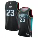 Nike Detroit Pistons Jaden Ivey Trikot City Edition 25/26 Swingman Schwarz Für Herren