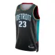 Nike Detroit Pistons Jaden Ivey Trikot City Edition 25/26 Swingman Schwarz Für Herren