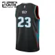 Nike Detroit Pistons Jaden Ivey Trikot City Edition 25/26 Swingman Schwarz Für Kinder