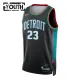 Nike Detroit Pistons Jaden Ivey Trikot City Edition 25/26 Swingman Schwarz Für Kinder