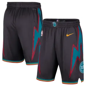 Nike Detroit Pistons Shorts City Edition 25/26 Swingman Für Herren