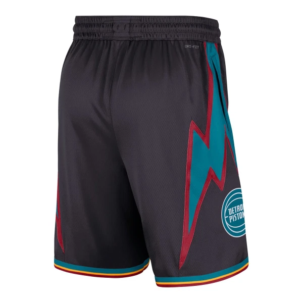 Nike Detroit Pistons Shorts City Edition 25/26 Swingman Für Herren