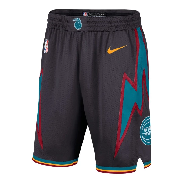 Nike Detroit Pistons Shorts City Edition 25/26 Swingman Für Herren