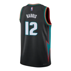 Nike Detroit Pistons Tobias Harris Trikot City Edition 25/26 Swingman Schwarz Für Herren