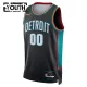 Nike Detroit Pistons Trikot Personalisiert City Edition 25/26 Swingman Schwarz Für Kinder