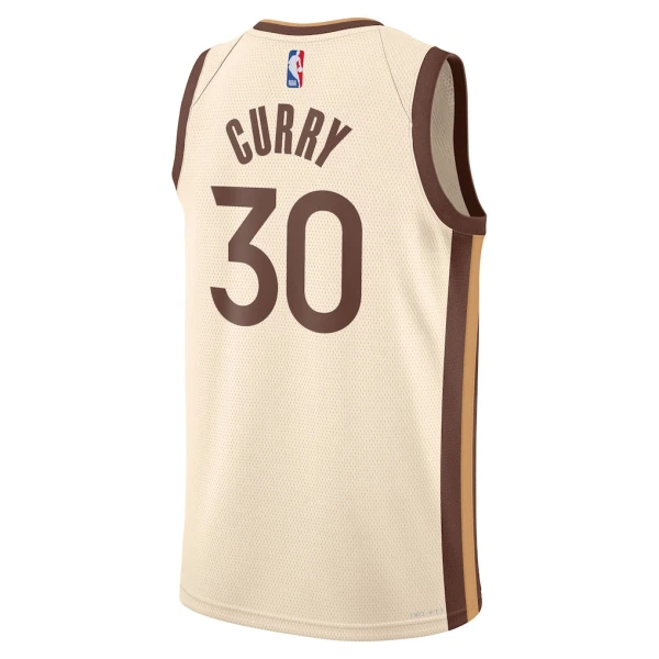 Nike Golden State Warriors Stephen Curry Trikot City Edition 25/26 Swingman Weiß Für Herren