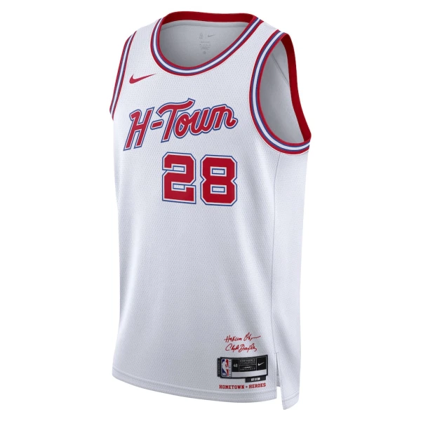 Nike Houston Rockets Alperen Sengun Trikot City Edition 25/26 Swingman Weiß Für Herren